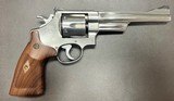 SMITH & WESSON MODEL 624 STAINLESS .44 SPECIAL 6 1/2” BARREL SLIM GRIPS TK CUSTOM MOON CLIP CONVERSION CLASSIC N FRAME PRE LOCK REVOLVER - Image 2 of 14