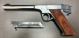 HI-STANDARD MODEL H-D MILITARY .22LR PISTOL 6.7” HEAVY BARREL TWO TEN ROUND MAGAZINES CLASSIC RIMFIRE TARGET PISTOL BUILT IN 1946 - Image 1 of 8