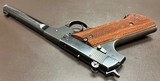 HI-STANDARD MODEL H-D MILITARY .22LR PISTOL 6.7” HEAVY BARREL TWO TEN ROUND MAGAZINES CLASSIC RIMFIRE TARGET PISTOL BUILT IN 1946 - Image 5 of 8
