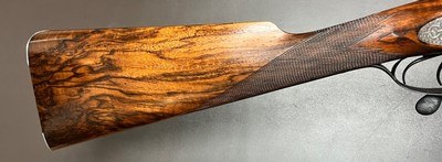 ANTIQUE J. LANDON 12 BORE BEST QUALITY BAR ACTION HAMMERGUN 29 3/4” IC/M BARRELS 2 3/4” NITRO PROOF STUNNING FIGURED WOOD CLASSIC ENGLISH HAMMERGUN - Image 13 of 20