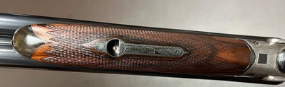 ANTIQUE J. LANDON 12 BORE BEST QUALITY BAR ACTION HAMMERGUN 29 3/4” IC/M BARRELS 2 3/4” NITRO PROOF STUNNING FIGURED WOOD CLASSIC ENGLISH HAMMERGUN - Image 7 of 20