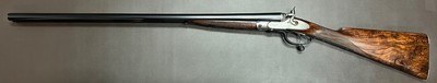 ANTIQUE J. LANDON 12 BORE BEST QUALITY BAR ACTION HAMMERGUN 29 3/4” IC/M BARRELS 2 3/4” NITRO PROOF STUNNING FIGURED WOOD CLASSIC ENGLISH HAMMERGUN - Image 4 of 20