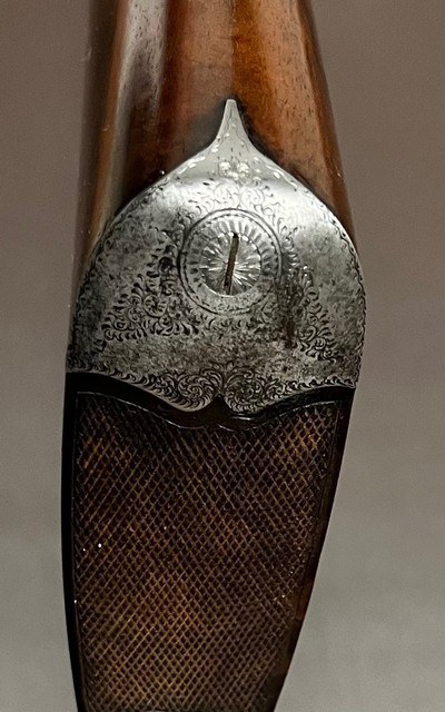 ANTIQUE J. LANDON 12 BORE BEST QUALITY BAR ACTION HAMMERGUN 29 3/4” IC/M BARRELS 2 3/4” NITRO PROOF STUNNING FIGURED WOOD CLASSIC ENGLISH HAMMERGUN - Image 17 of 20