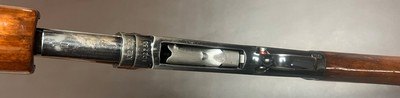 POST WW2 WINCHESTER MODEL 42 .410 SKEET 28” SOLID RIB FIGURED STRAIGHT GRIP STOCK FINE ORIGINAL CONDITION SCARCE CONFIGURATION BUILT IN 1953 - Image 8 of 21