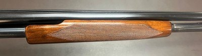 POST WW2 WINCHESTER MODEL 42 .410 SKEET 28” SOLID RIB FIGURED STRAIGHT GRIP STOCK FINE ORIGINAL CONDITION SCARCE CONFIGURATION BUILT IN 1953 - Image 11 of 21