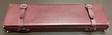 NIZZOLI F.LLI PIOTTI .410 GA COMPACT CASE FITTED FOR 26 5/8” BARRELS HIGH QUALITY ITALIAN LEATHER SMALLBORE CASE IN EXCELLENT CONDITION - Image 4 of 4