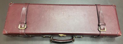 NIZZOLI F.LLI PIOTTI .410 GA COMPACT CASE FITTED FOR 26 5/8” BARRELS HIGH QUALITY ITALIAN LEATHER SMALLBORE CASE IN EXCELLENT CONDITION - Image 2 of 4