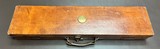 ENGLISH LEATHER ROOK RIFLE/.410 CASE FITTED FOR 26 1/4” BARRELS VERY NICE CONDITION HARD TO FIND CASE - Image 3 of 3