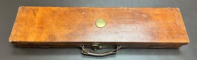 ENGLISH LEATHER ROOK RIFLE/.410 CASE FITTED FOR 26 1/4” BARRELS VERY NICE CONDITION HARD TO FIND CASE - Image 3 of 3