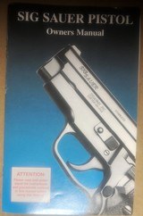 1988 - Present ** Sig Sauer / SigArms Owners Manuals for the P220, P225, P226. P228, P229, P239, P245
Sig Arms Manual & Instructions  - 11 of 12