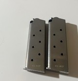 Colt DEFENDER 7 Round .45 ACP Stainless Steel Factory Magazines - Several Available - 3 of 4