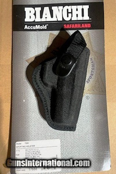 Bianchi 7000 Accumold Holster - Part No 17688
/
Bianchi 7001 AccuMold Holster - Part No 17727 -
Size 9 - Brand New