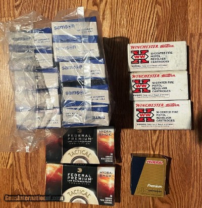 Federal Premium 90g Hydra Shock JHP 380 ACP
- Winchester Western .95g 380 ACP
- SAMSON 95g 380 ACP Ammo - Geco FMJ