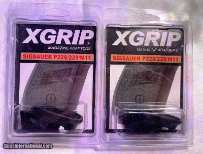 X-Grips for Sig SAUER / SIG ARMS P228 / P229 / M11 9mm Adapters