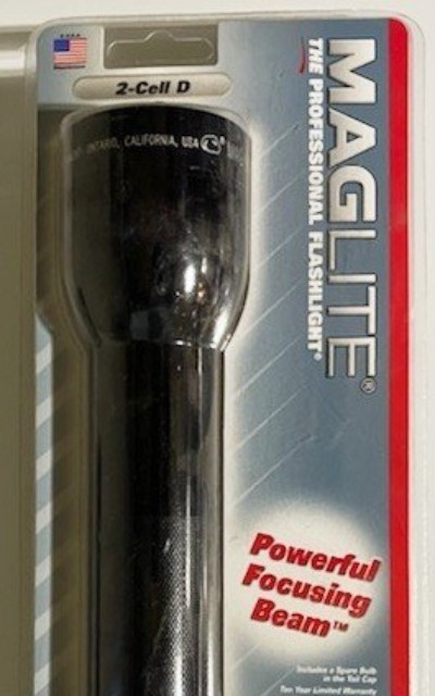 Maglite Heavy-Duty Incandescent 2-Cell D Krypton Bulb Flashlight