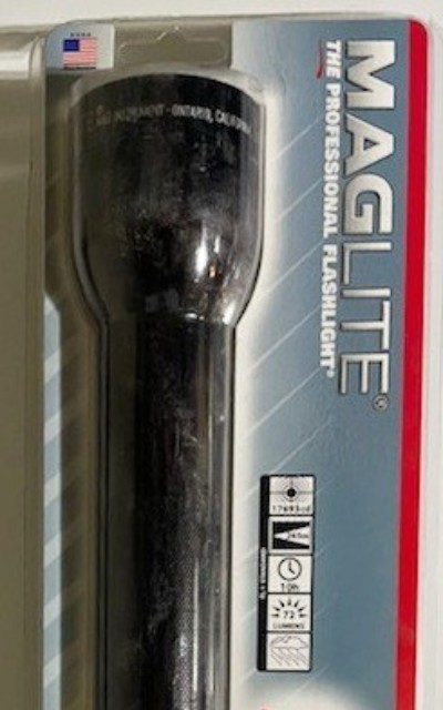 MAGLite Flashlight 4D Cell Hang Heavy Duty Black Mag Light Maglight S4D016