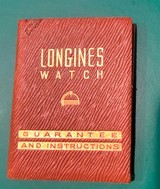 1947 Longines President Washington Solid 14K Gold Watch w/Owners manual - 3 of 12