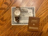 1947 Longines President Washington Solid 14K Gold Watch w/Owners manual - 3 of 5