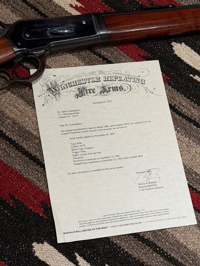 Winchester 1886 Rifle .45-70 Takedown - Image 5 of 14