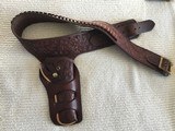 Colorado Saddlery, Denver SAA floral carved holster and belt rig