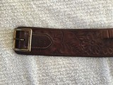 Colorado Saddlery, Denver SAA floral carved holster and belt rig - 7 of 10