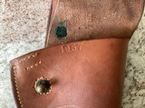 USPO marked WWI style 1917 revolver holster - 3 of 4