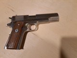 Colt 1911 70 Series 38 Super Nickel - 1 of 3