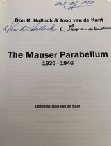 The Mauser Parabellum 1930- 1946 deluxe edition Signed By Authors And Numbered - 3 of 11