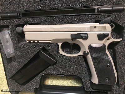 CZ 75 SP-01 Tactical Urban Grey Suppressor-Ready 9mm Night sights threaded Barrel 19+1 Capacity