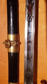 Investment Grade Civil War M1852 Ames Naval Officers Sword MINT Early Production - 5 of 14