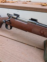 Winchester model 70 feather weight 7mm-08 exceptional wood - 6 of 14