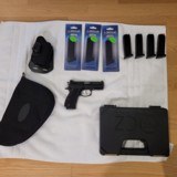 CZ CUSTOM PRO-TEK 2 w/ 8 mags abd original case. OWB holster, like new - 1 of 14