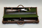 William Evans Matched Pair 12ga sidelock ejector - makers leather motor double case - circa 1936 - 3 of 19