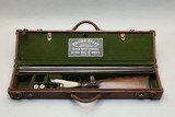 William Evans Matched Pair 12ga sidelock ejector - makers leather motor double case - circa 1936 - 2 of 19