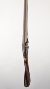 English Percussion Rifle / Shotgun by Hunt, 12GA - appears converted from Flintlock, Muzzleloader - 2 of 25