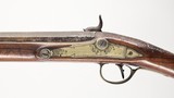 English Percussion Rifle / Shotgun by Hunt, 12GA - appears converted from Flintlock, Muzzleloader - 12 of 25