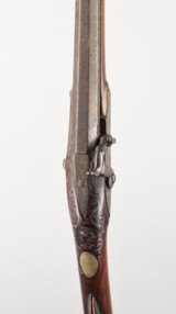 English Percussion Rifle / Shotgun by Hunt, 12GA - appears converted from Flintlock, Muzzleloader - 4 of 25
