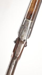 Belgium made Toplever Hammer gun, 12ga SXS 30in barrels - 3 of 13