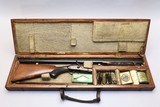 W. Richards 12ga Single Barrel Top Lever Hammer gun, cased with lots of accessories - Made in 1894 - 15 of 16