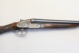 Sabel Black De Luxe Hand Detachable Sidelock Ejector, Side by Side, 12 Ga, 26.75