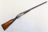 H. J. Hussey Imperial Ejector Sidelock Side by Side, 12 Ga, 28