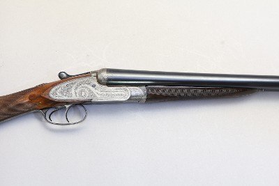 English Midland Company Sidelock Side by Side, 12 Ga, 26