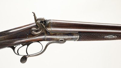 George Webb Rotary Under Lever Hammer Gun 10 GA Black Powder 32