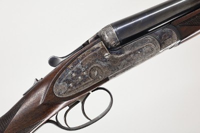 La Industrial Guipuzcoana (L.I.G) Sideplate Side by Side, 12 Ga, 27.5