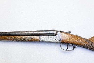 Spanish Model Hunter Boxlock Side by Side, 12 Ga, 27.5