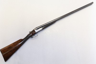 E Roberts SXS Side by Side Boxlock 12 Ga 30