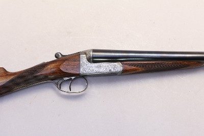 B. Halliday Boxlock Ejector, Side by Side, 12 Ga, 25