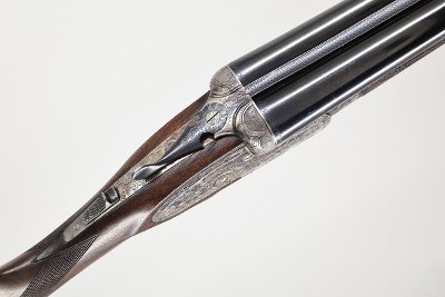 La Industrial Guipuzcoana (L.I.G) Sideplate Side by Side, 12 Ga, 27.5
