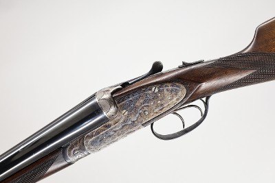 La Industrial Guipuzcoana (L.I.G) Sideplate Side by Side, 12 Ga, 27.5