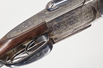 La Industrial Guipuzcoana (L.I.G) Sideplate Side by Side, 12 Ga, 27.5